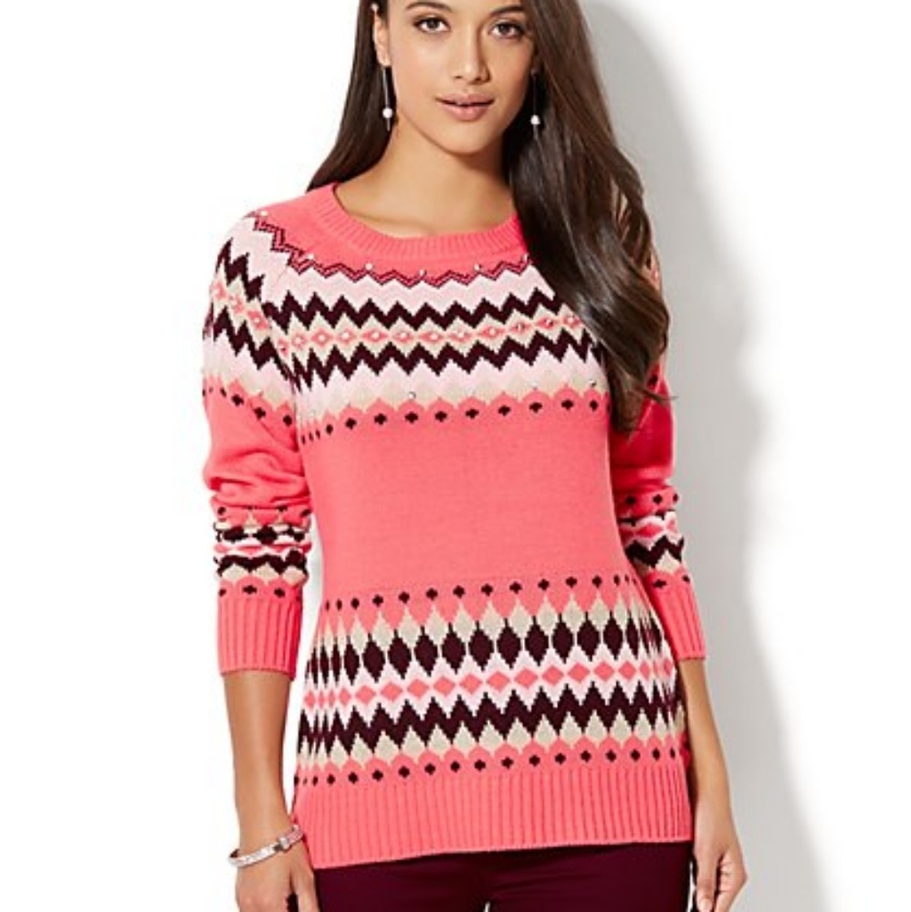 Pink Sweater